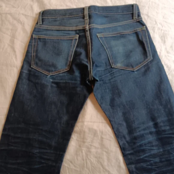 Imogene + Willie Selvage Denim Jeans Button Fly Slim Straight Fit Made In USA 26 - Picture 5 of 14